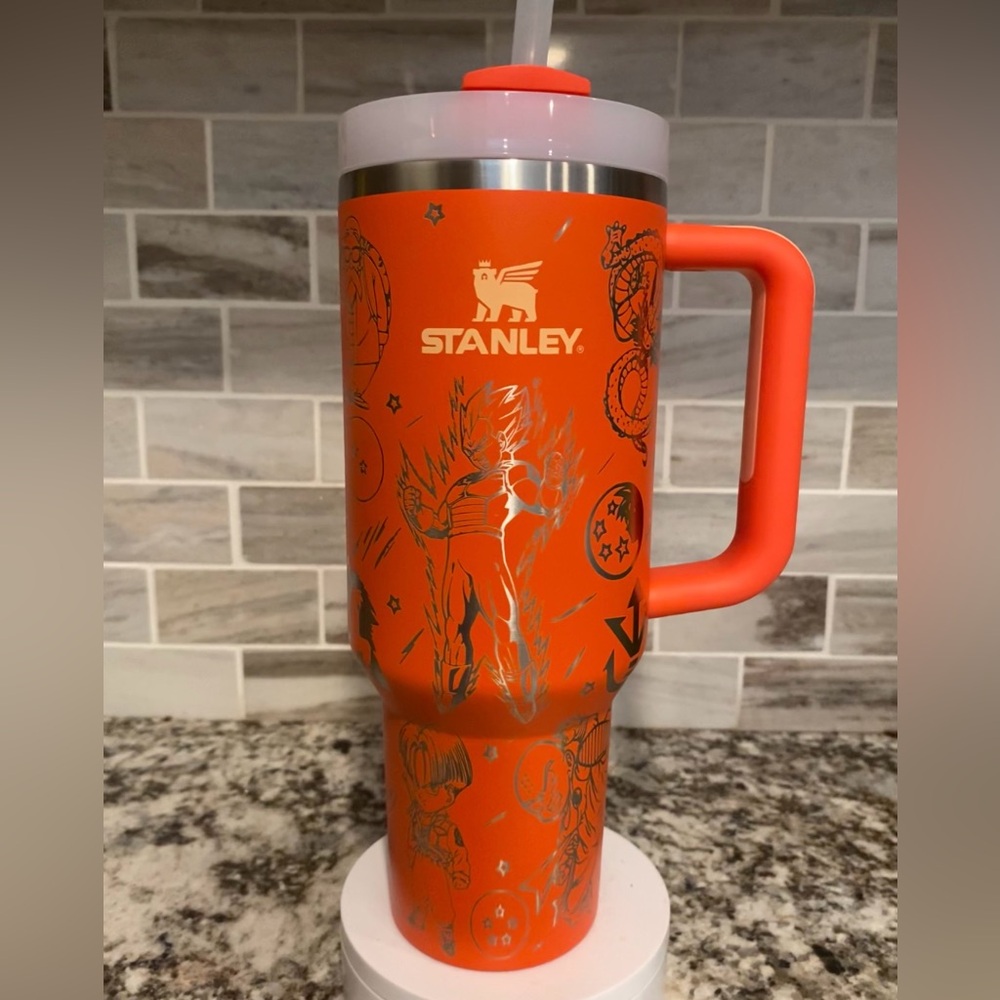 Dragon ball z laser engraved Stanley Tumbler cup 30 oz 40 oz NEW choos…
